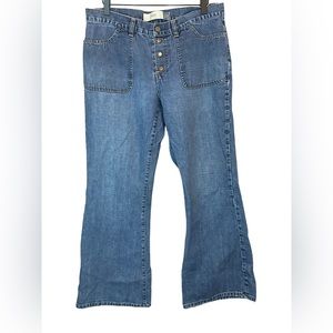 Gap Flare Snap Closure Jeans Women’s Size 14